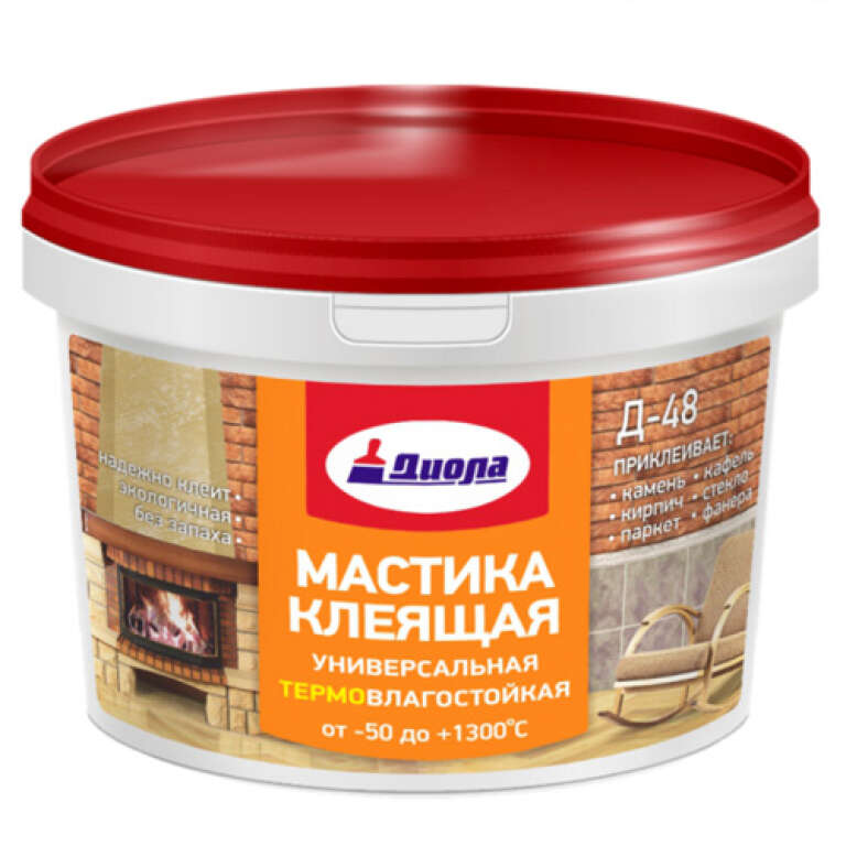 Мастика клеящая Диола термовлаг Д-48 1,5кг
