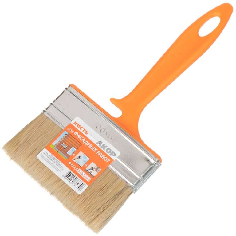 Кисть для фасадных работ 100*12 ФАСАД Акор