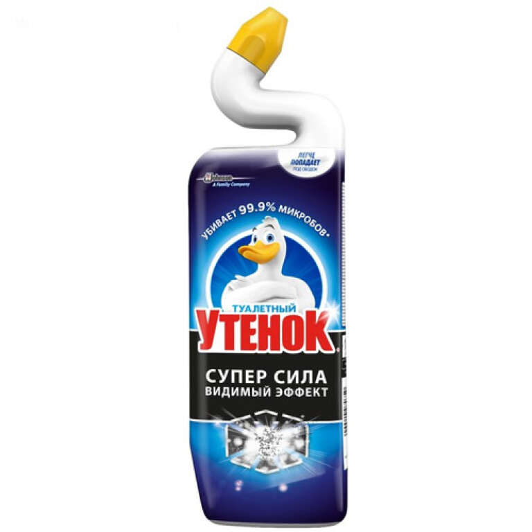 Средство чистящее "Туалетный утенок" 900мл Черный/12