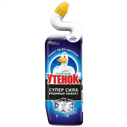 Средство чистящее "Туалетный утенок" 900мл Черный/12