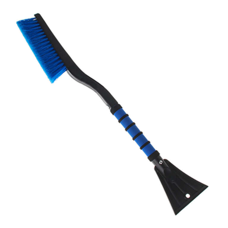 Щетка автомобильная со скребком для удаления снега и льда 62см, New Galaxy