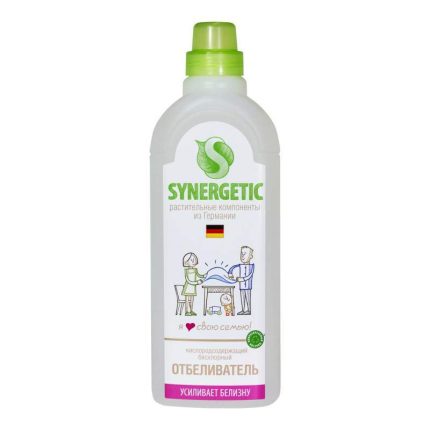 Отбеливатель SYNERGETIC кислородный  без хлора 1 л