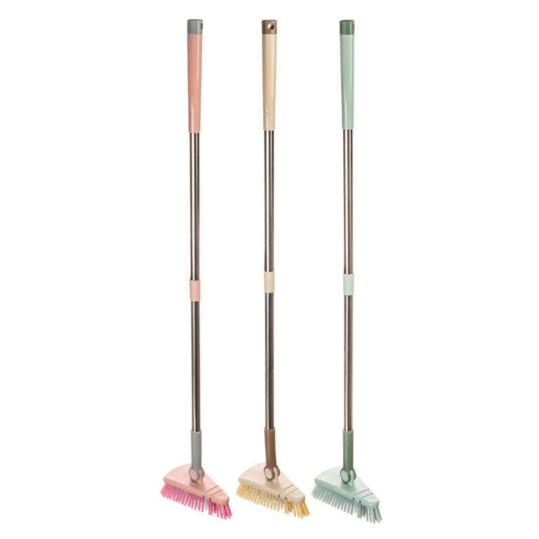 Щетка для уборки разборная, ручка 95 см, пластик, нерж.сталь,445-116