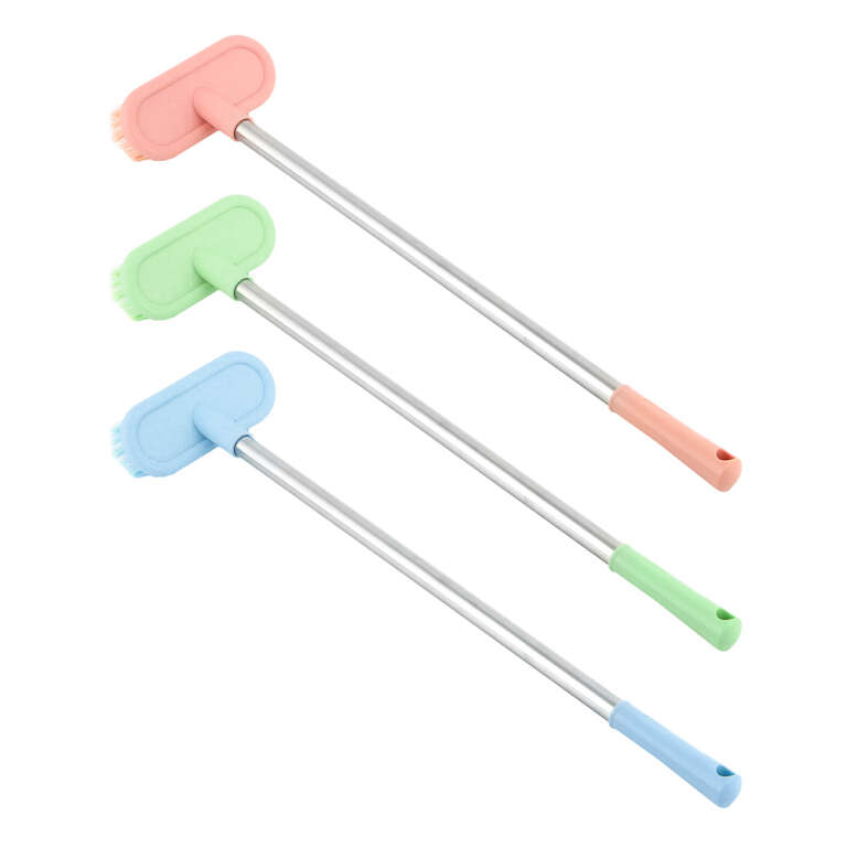 Щетка для уборки, ручка 50 см, пластик, нерж.сталь, арт.445-140