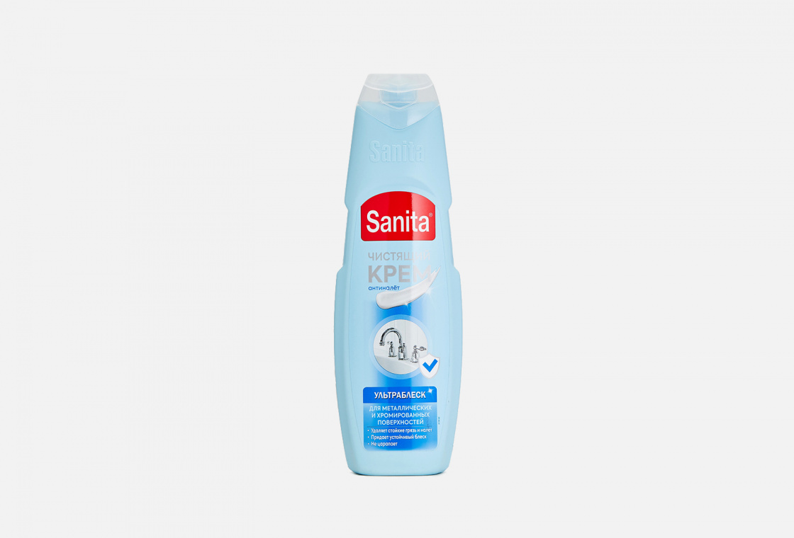 Средство чистящее крем Sanita Ультра блеск 600гр