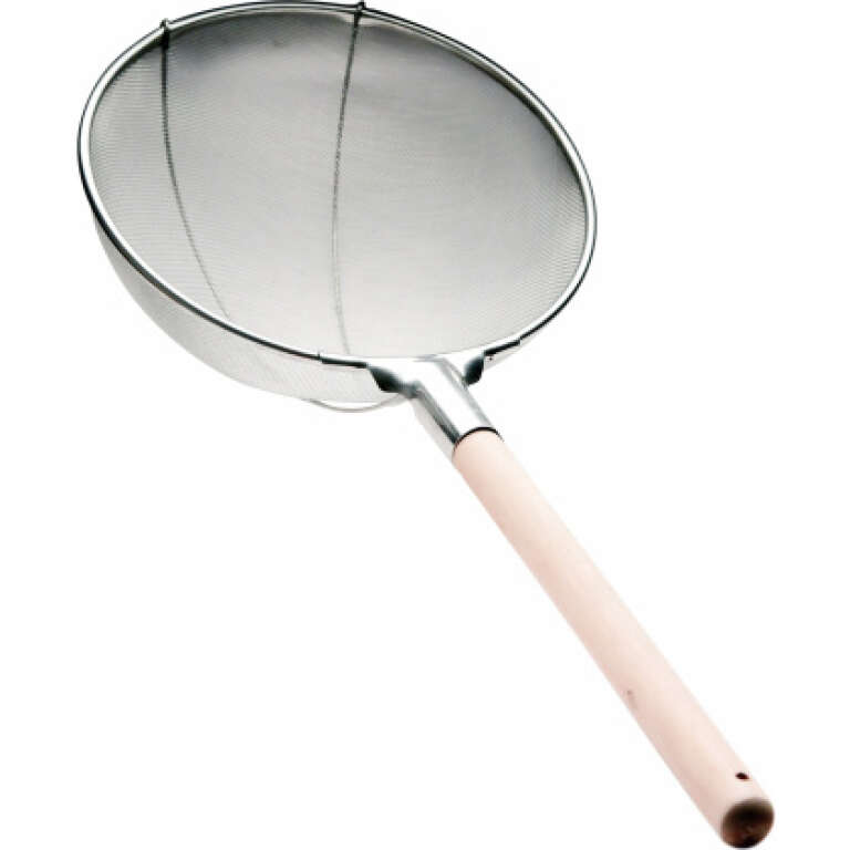 Сито 350 мм (мелкая сетка 1 мм) с деревянной ручкой кт1597