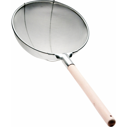 Сито 350 мм (мелкая сетка 1 мм) с деревянной ручкой кт1597