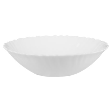 Салатник Бьянко плюс опаловое стекло, белый 16,5см