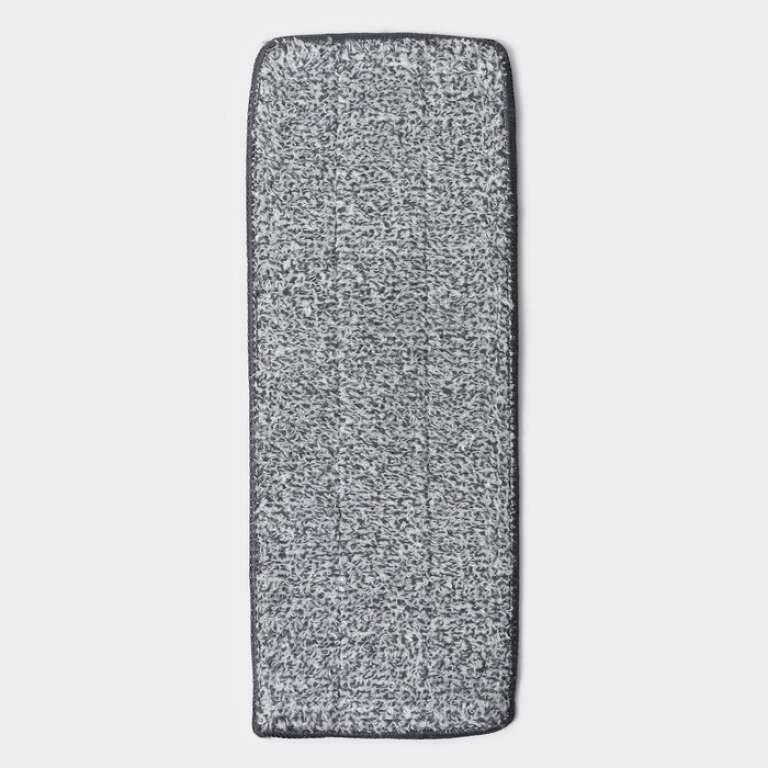 Насадка для швабры Raccoon, микрофибра, крепления с 2-х сторон, 32×12см