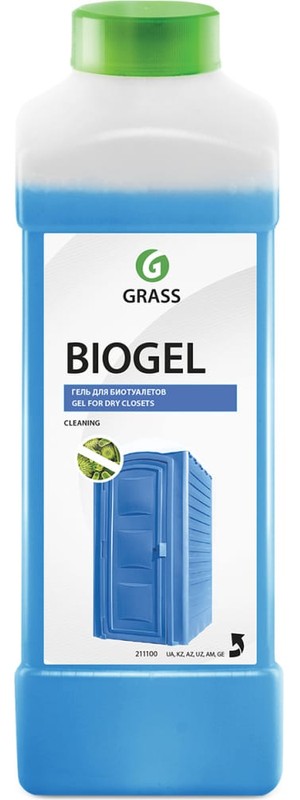 Средство для биотуалетов Biogel 1кг, Grass арт. 211100