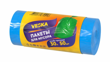 Мешки под мусор 30л 50шт (Veska)