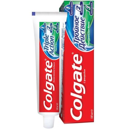 Зубная паста Colgate Тройное действие 50мл