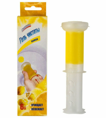 Диски чистоты д/унитаза "Свежинка" гель с дозатором, Лимон 6шт, 37гр