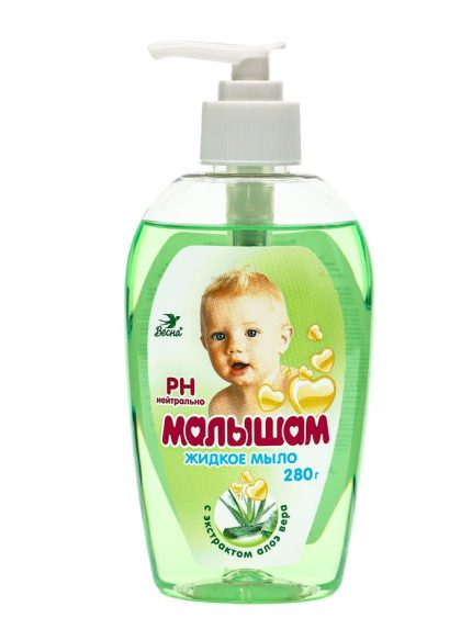 Жидкое мыло Малышам Алоэ дозатор Весна 280 мл