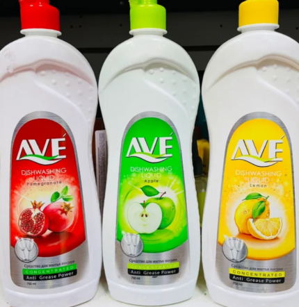Жидкость для мытья посуды Ave 750 гр в ассортименте