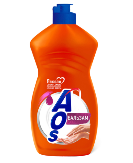 Средство для мытья посуды "AOS" 450мл