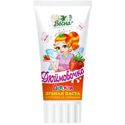 Зубная паста детская  Дюймовочка 75гр