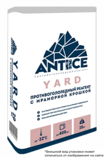 Противогололедный реагент "YARD" -32C (20кг)