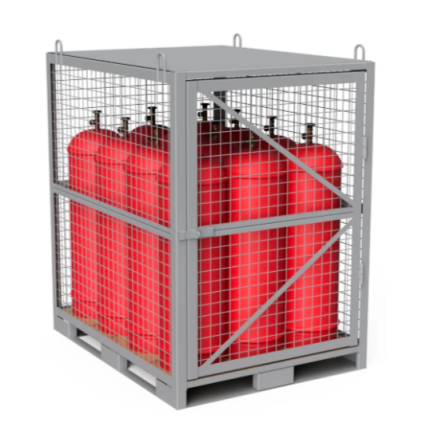 Клеть для 9-ти пропановых баллонов КХБ-09П