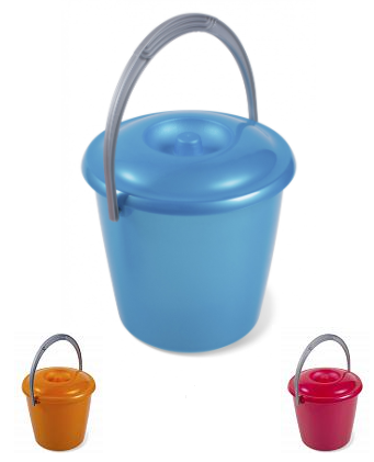 Ведро пластик 5,0л "Соло" С631К (с крышкой)