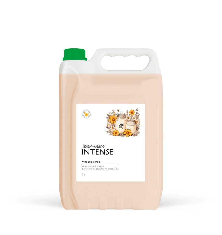 Крем-мыло  Clean & Green 5л канистра Молоко и мёд CG8152