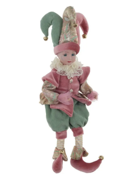 Декоративная фигура Клоун 30 см, сидячий