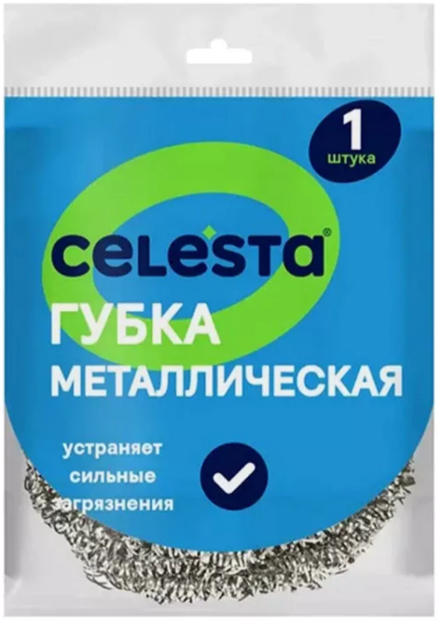 Губка металлическая Celesta, 1шт