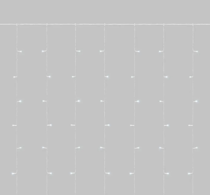 Электрогирлянда уличная Занавес 3x2 м цвет холодный белый