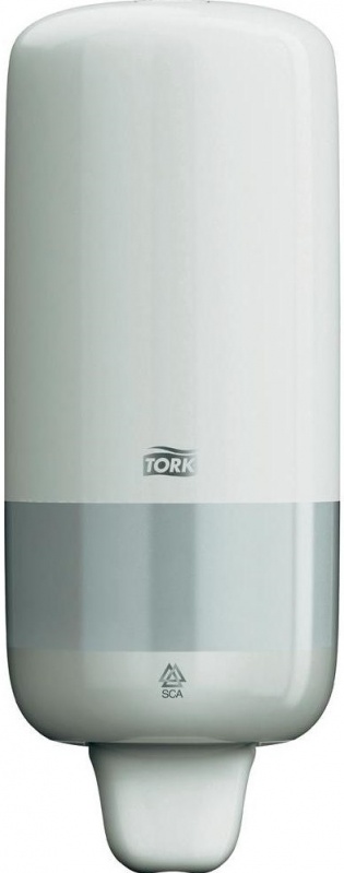 Дозатор для жидкого мыла LAIMA PROFESSIONAL LSA, НАЛИВНОЙ, объем 1 л, цвет белый, 607995