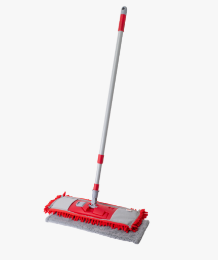 Швабра для пола Vetta Премиум Грей, смен. нас, телес. ручк 83-126см, микрофибр. 44*15, арт. 444-361